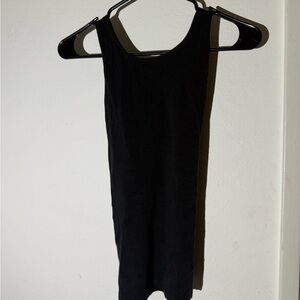 Ralph Lauren Cross Back Black Tank Top